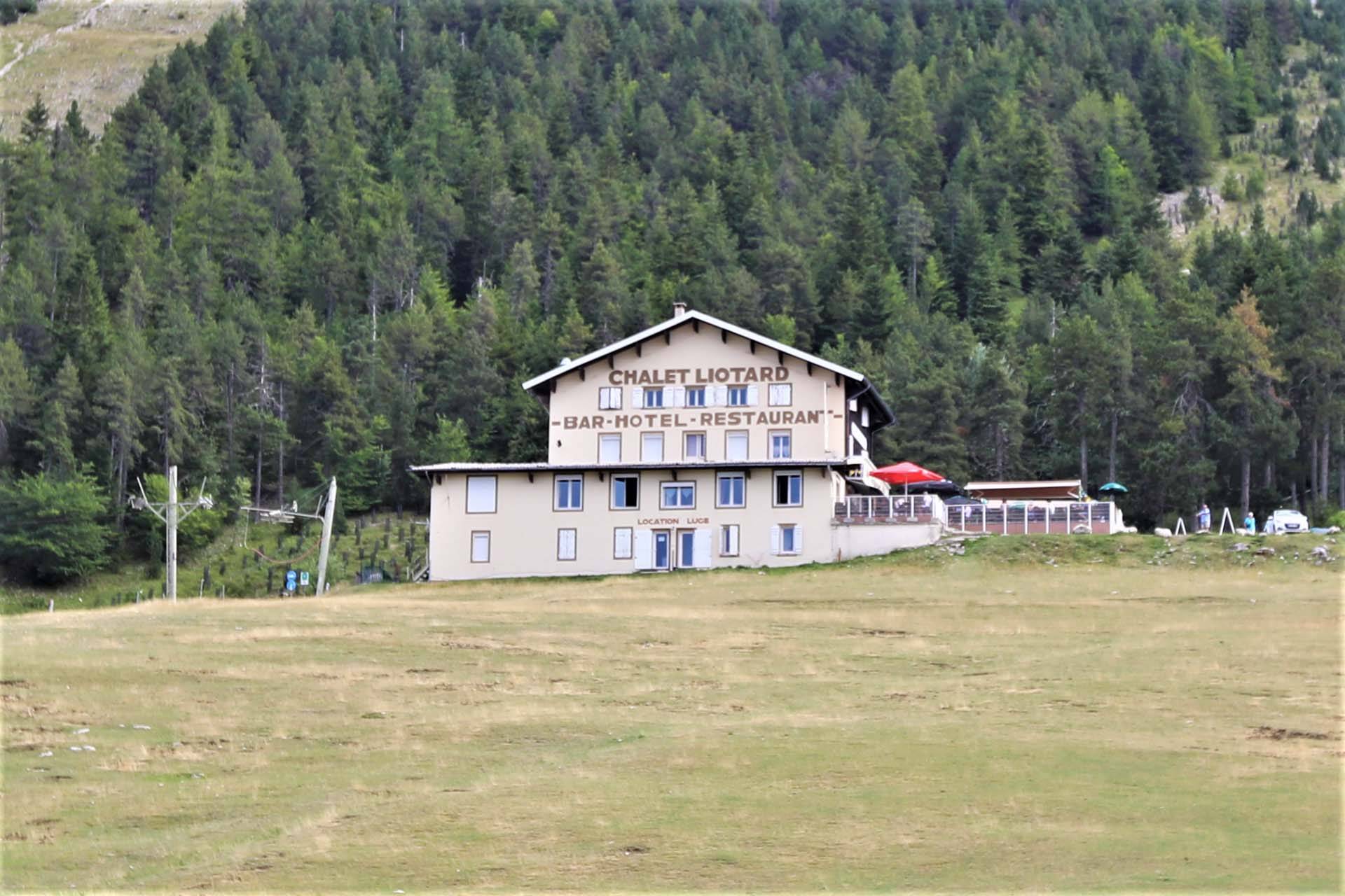 Le chalet Liotard, au nord du mont Ventoux