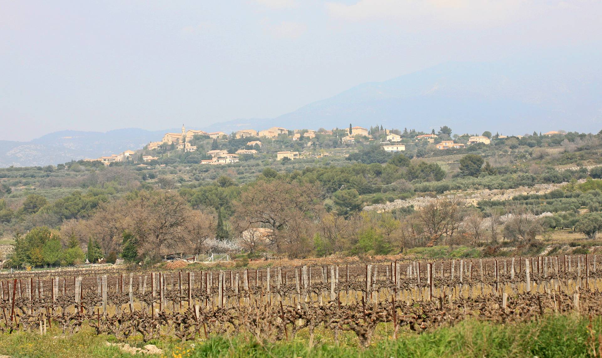 Crillon-le-Brave, entre Carpentras, monts de Vaucluse et mont Ventoux