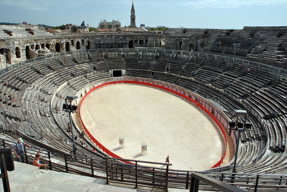 Les arènes de Nimes