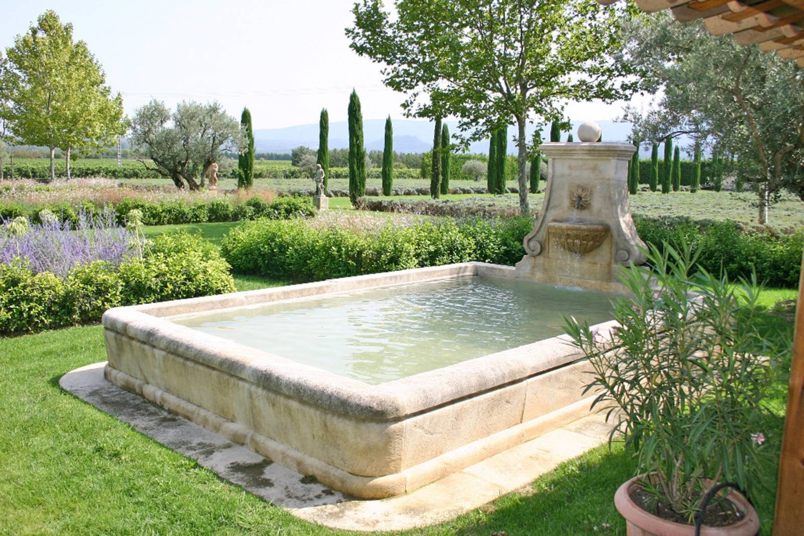Exemple de jardin d'une petite bastide bourgeoise