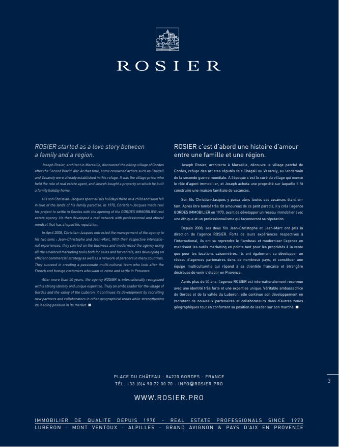 Lifestyle by ROSIER, le magazine - édition 2022