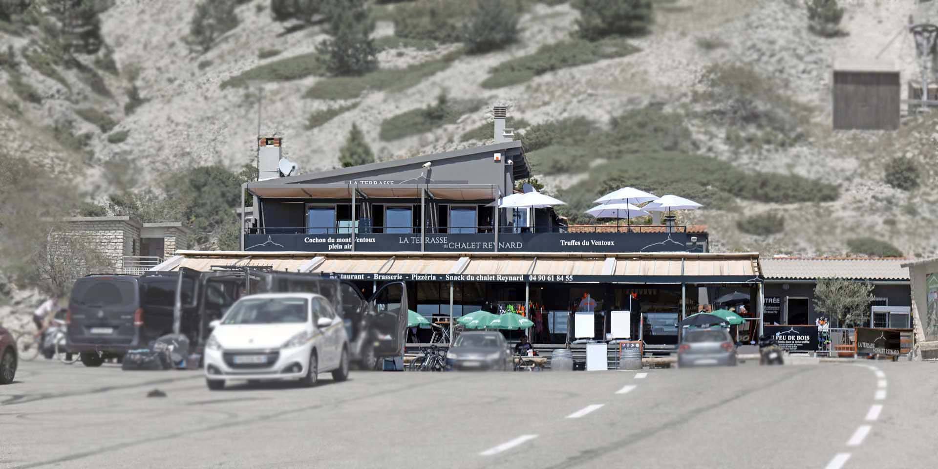 Le chalet Reynard, sur le flanc sud du mont Ventoux