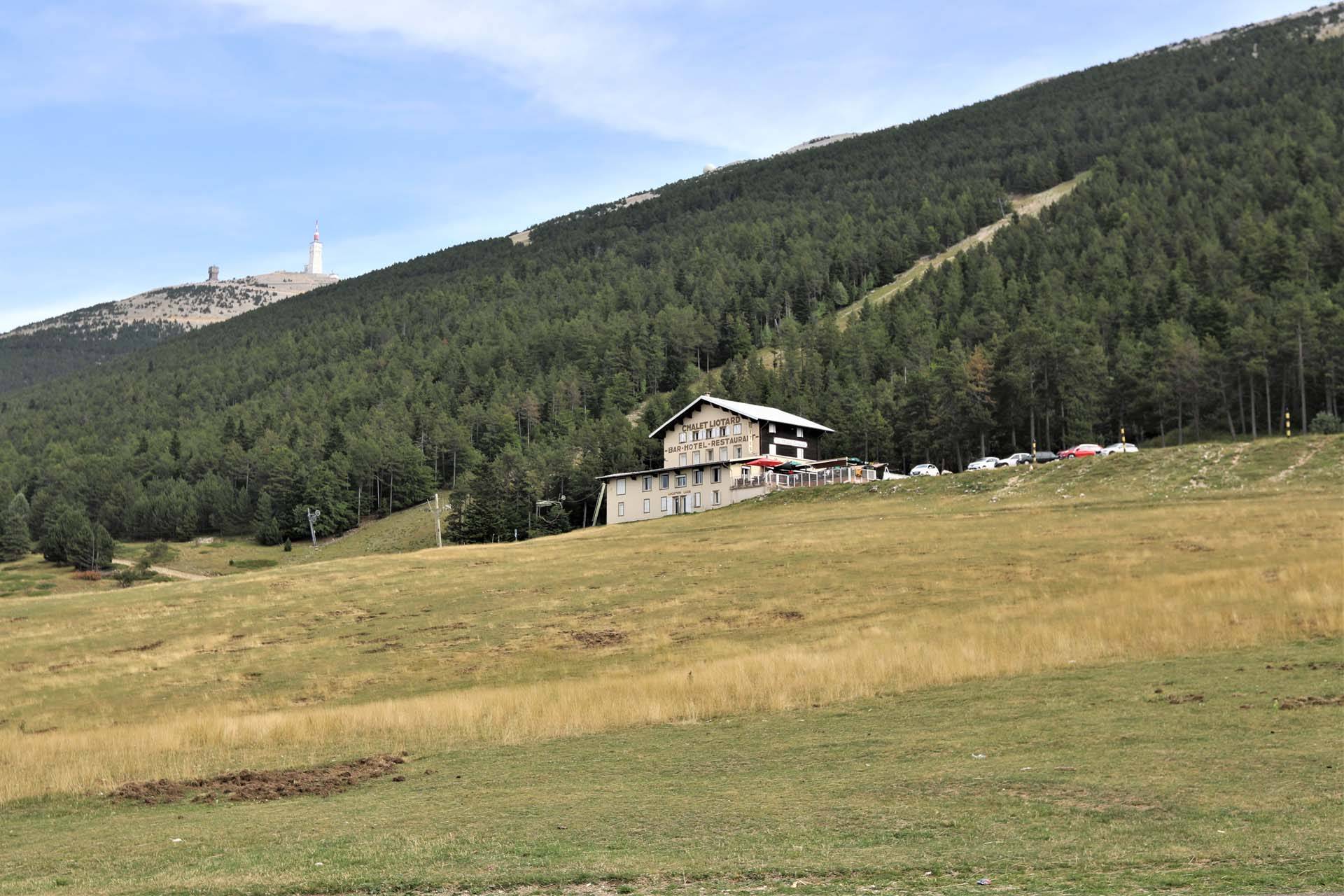 Le chalet Liotard, au nord du mont Ventoux