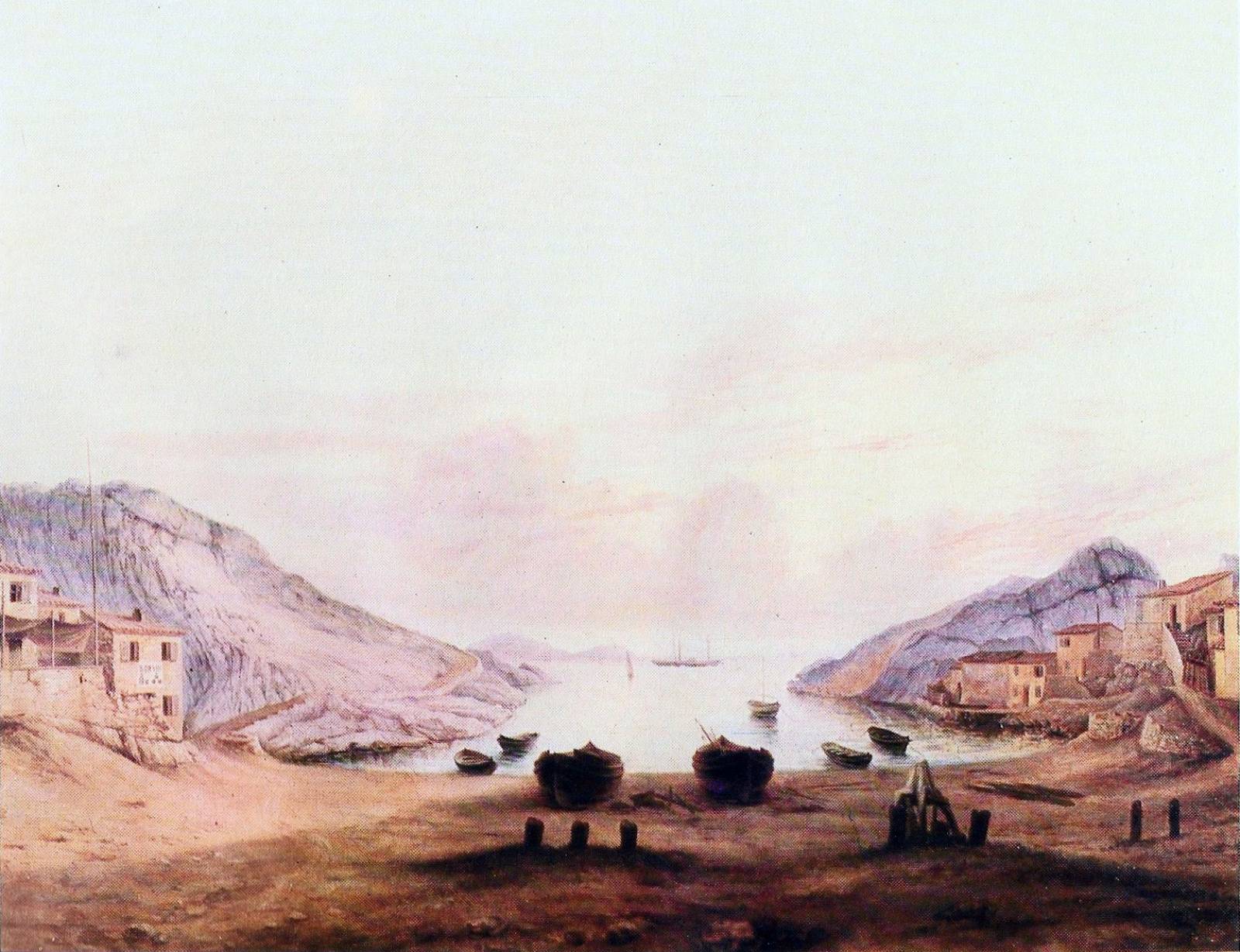 Le Vallon des Auffes de Joseph Salles, 1838