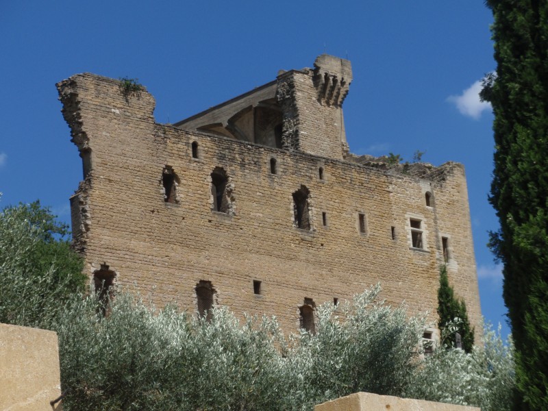 Le château de Chateauneuf-du-Pape en Provence