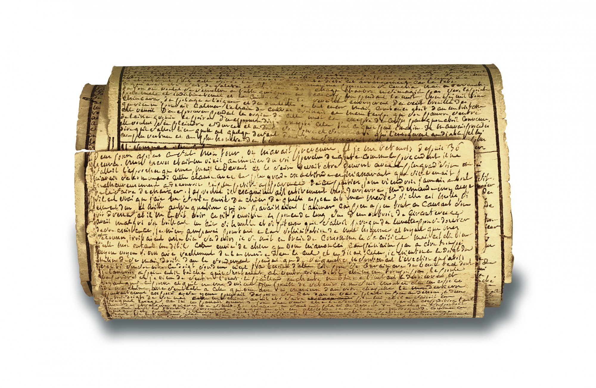 Manuscrit de Sade, © Fondation Martin Bodmer