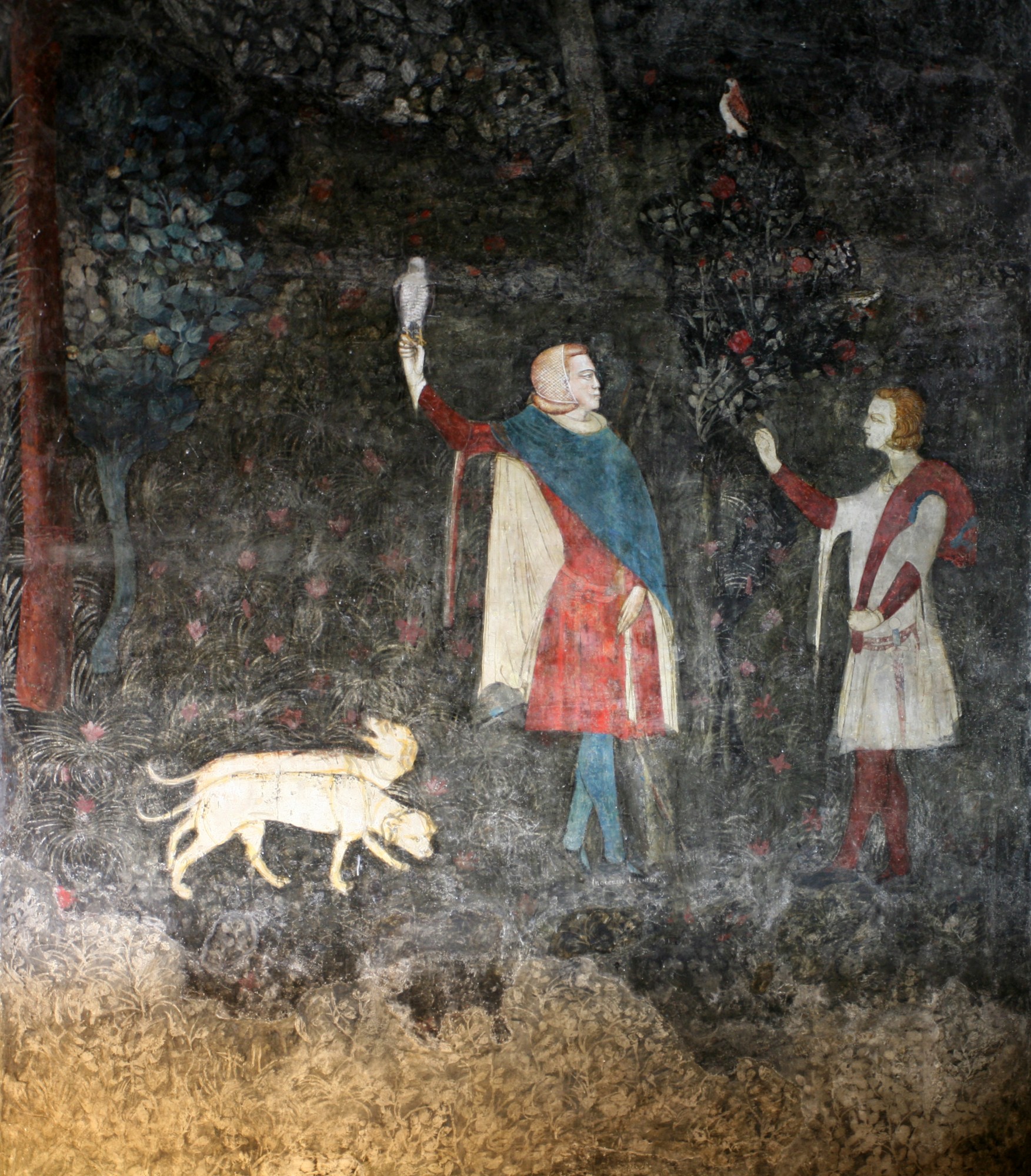 Le Palais des Papes, scène de chasse