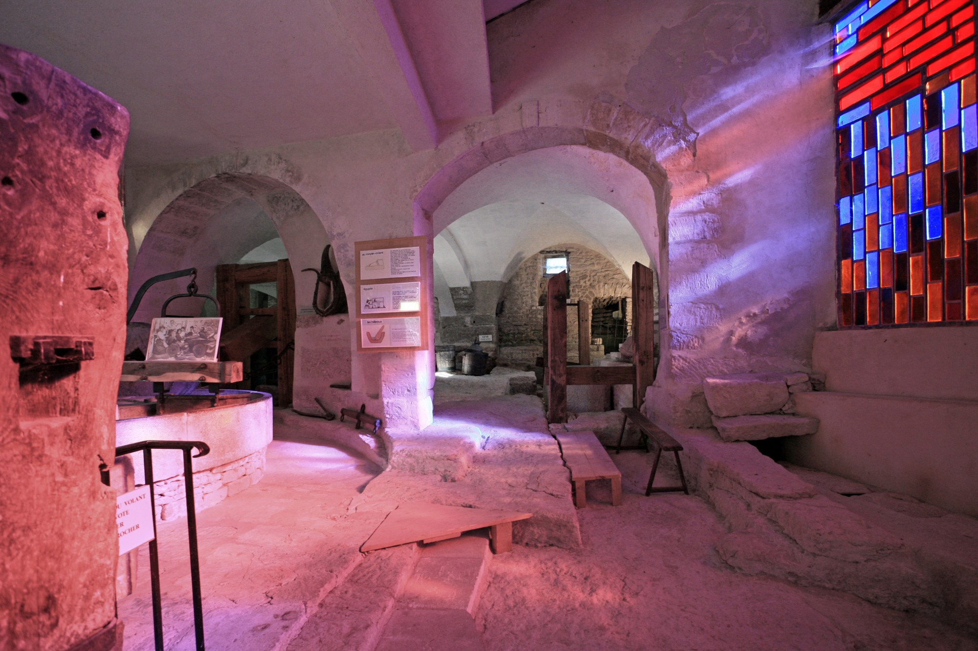 Le musée du vitrail à Gordes