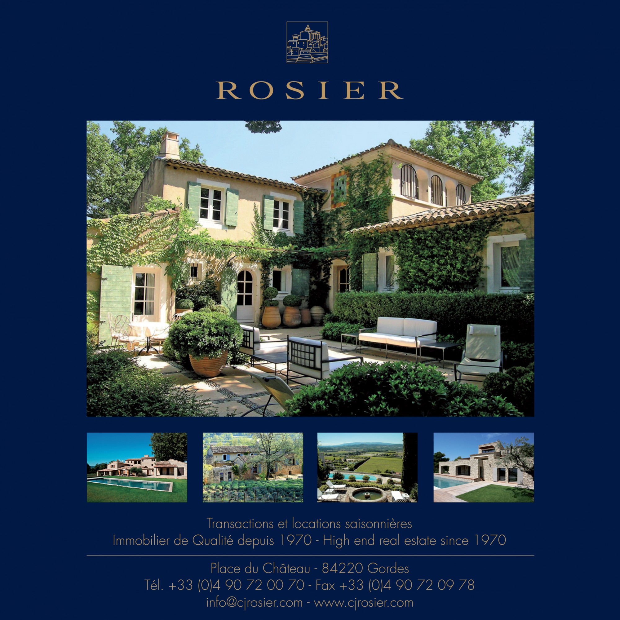 Publicité Rosier dans le Figaro magazine