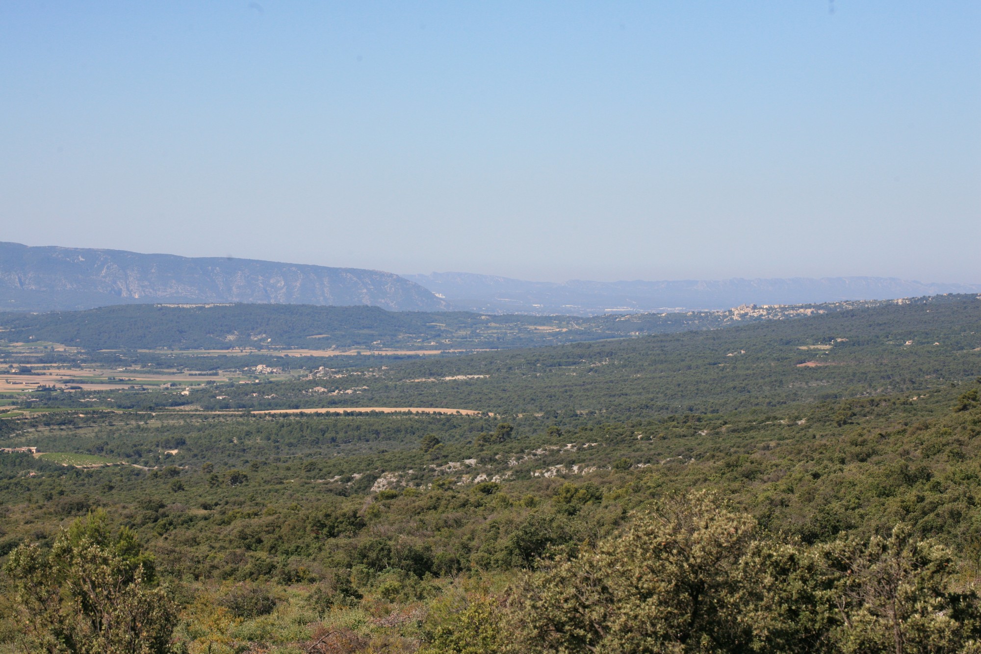 Le secteur du Traingle d'or du Luberon