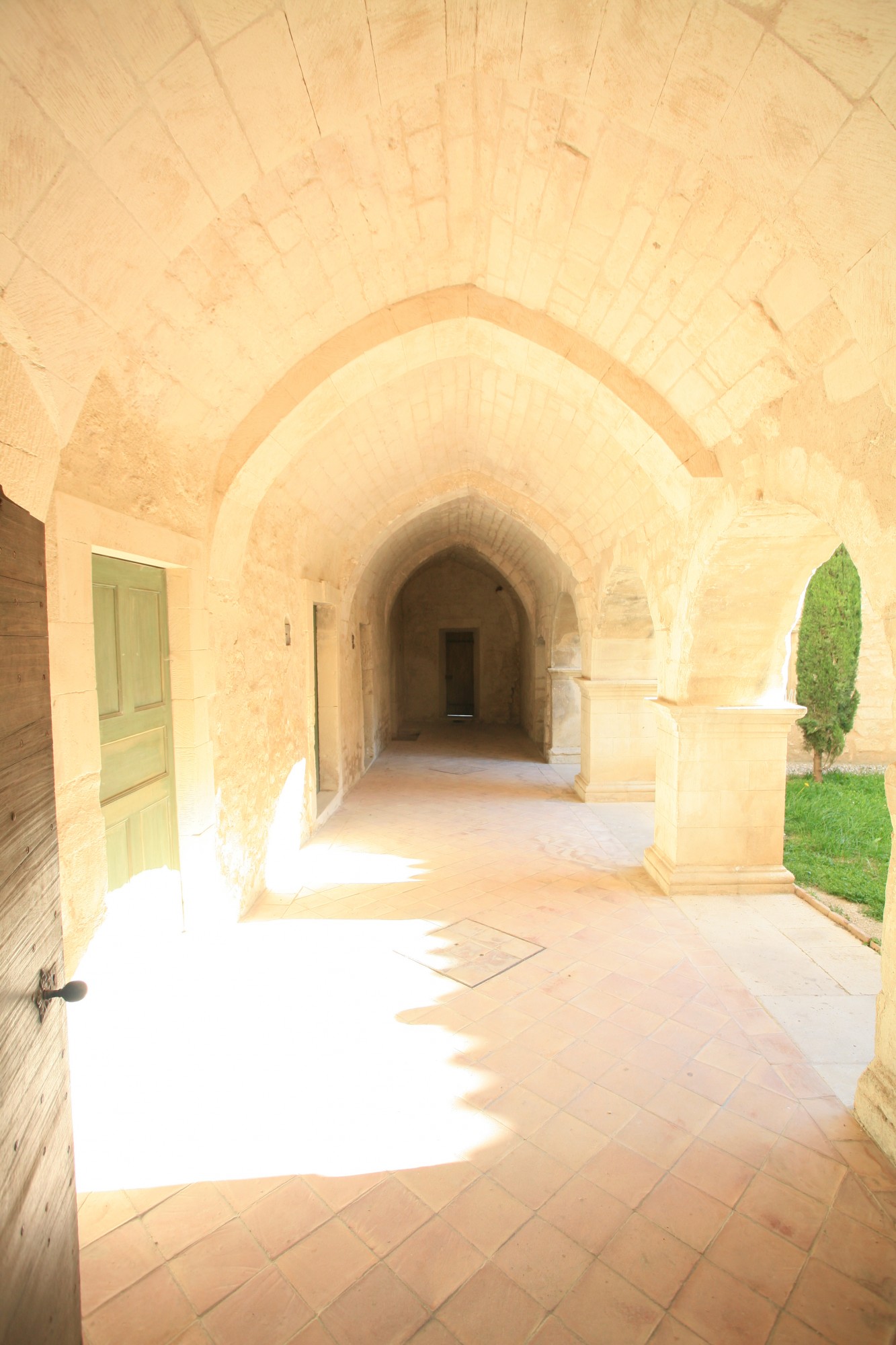 Travée de l'Abbaye de Saint-Hilaire à Ménerbes