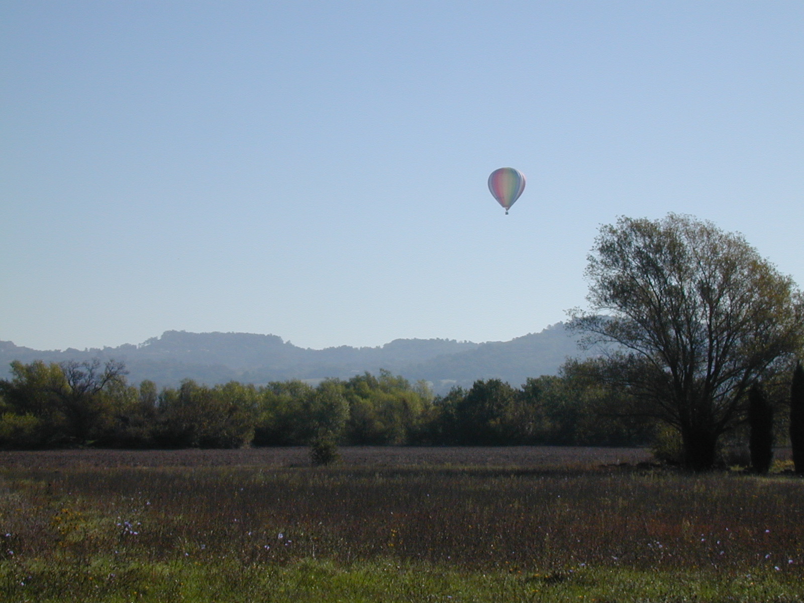 Survol en mongolfière de la vallée du Luberon
