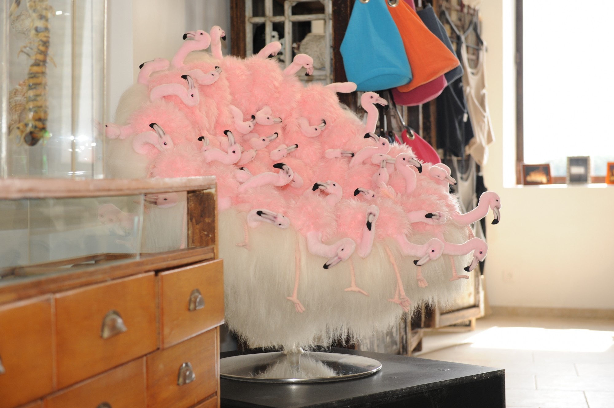 Fauteuils en peluches design contemporain