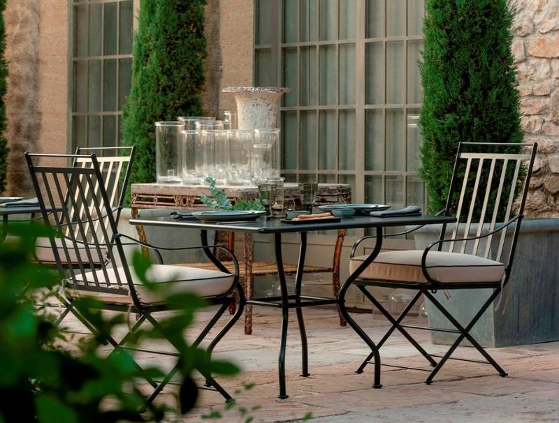 mobilier Herve-Baume - Chaises et table Terasse