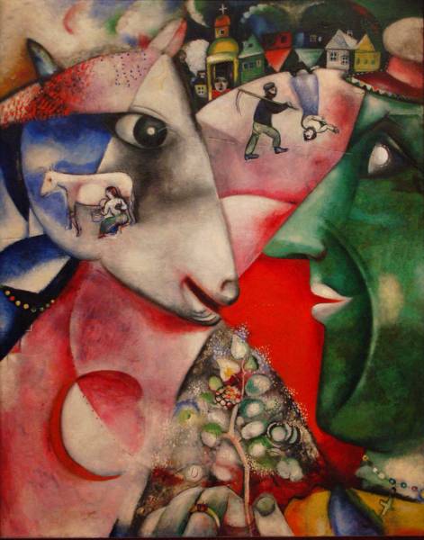 Moi et le village Marc Chagall